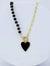 Black Heart Necklace